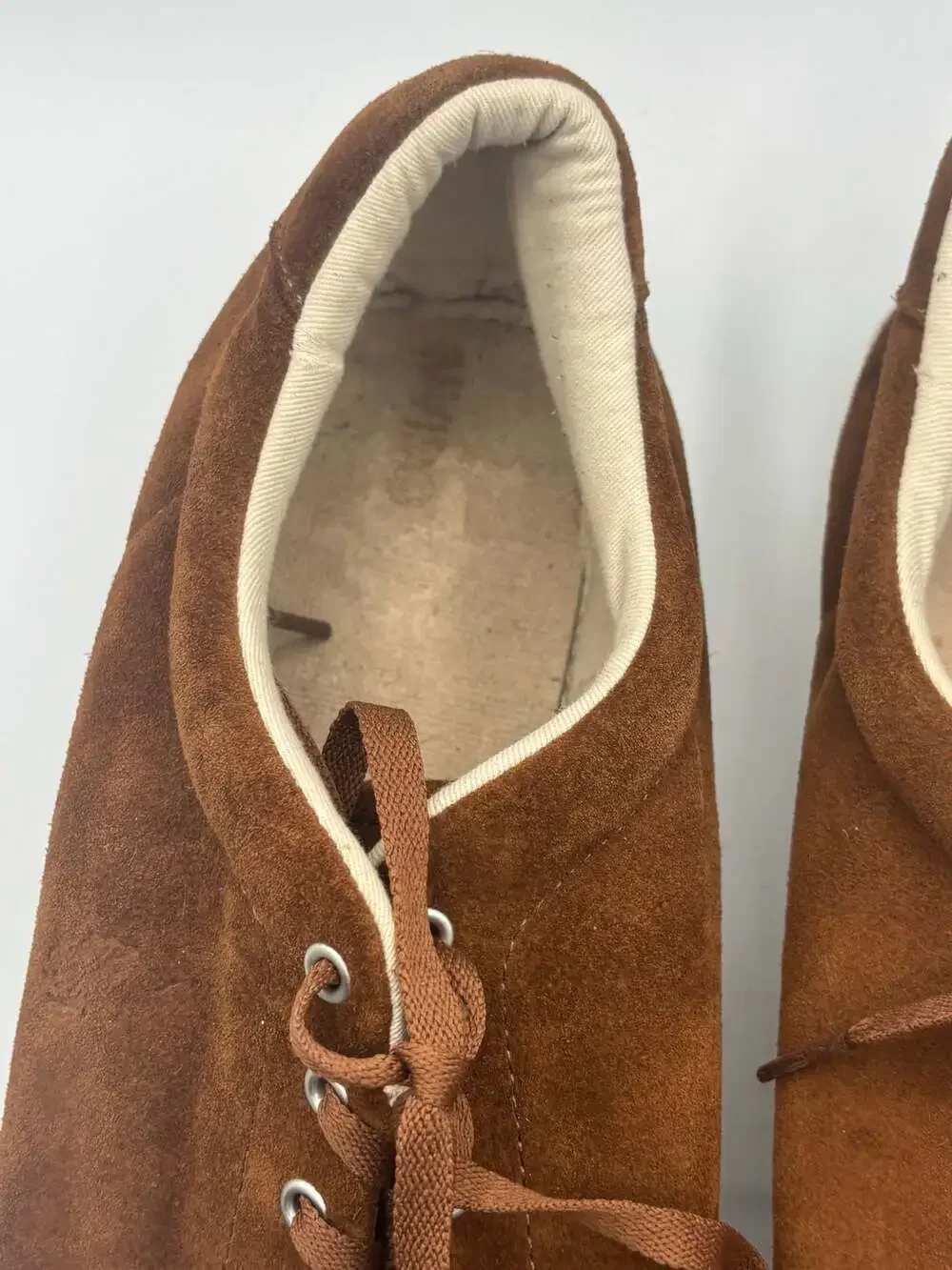 Polo Ralph Lauren Longwood Brown Suede Sneaker Shoes Size 15D - See Notes